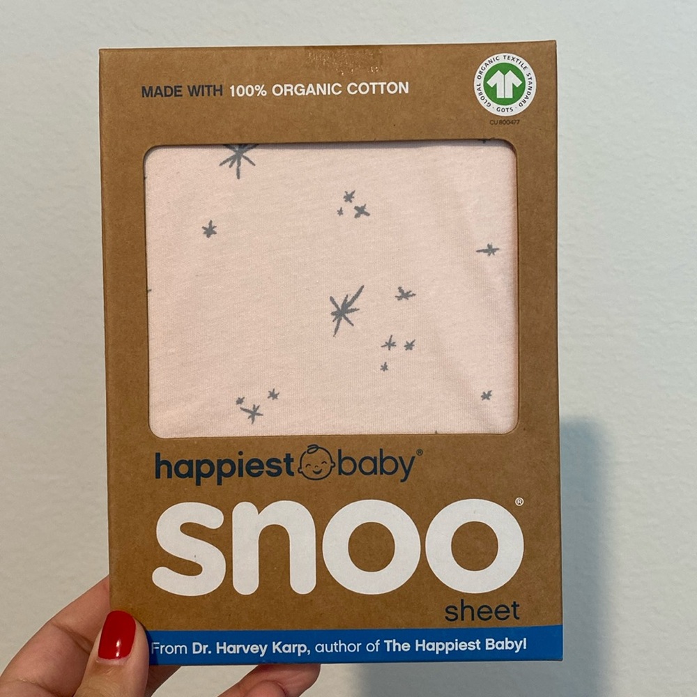 Snoo Sheet - Organic Cotton with Gray Stars